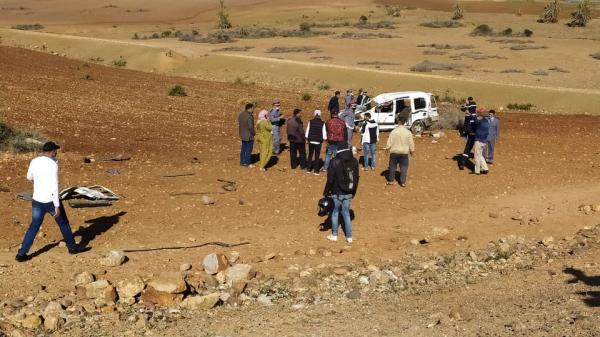 حادثة سير مروعة ضواحي سطات تُخلف مأساة لعائلة بأكملها(صور)