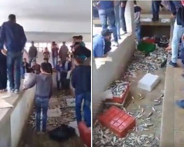 ساكنة بني حسان تقاطع السمك بطريقة غير لائقة