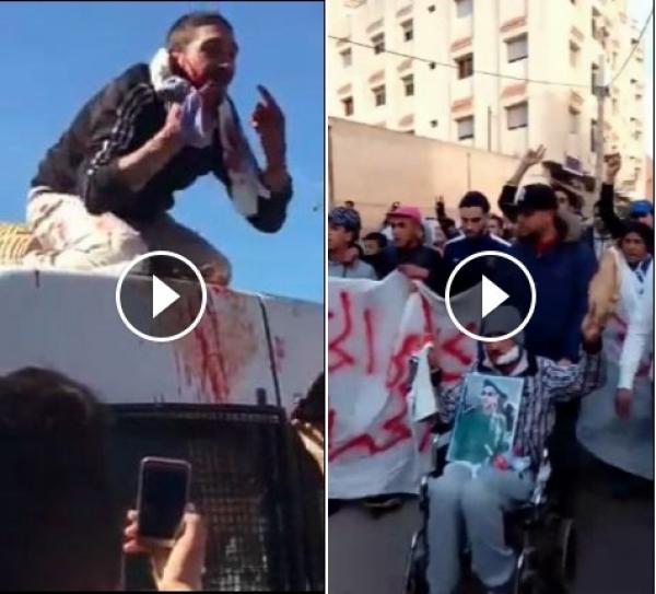 بالفيديو : هكذا تفاعل بركانيون مع قضية بائع جائل " شرمل " ذاته بسبب " الحكرة "