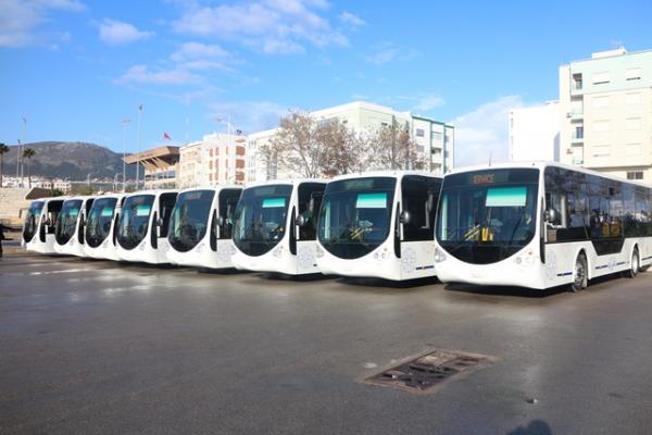 34 حافلة من الجيل الجديد تدخل الخدمة بفاس