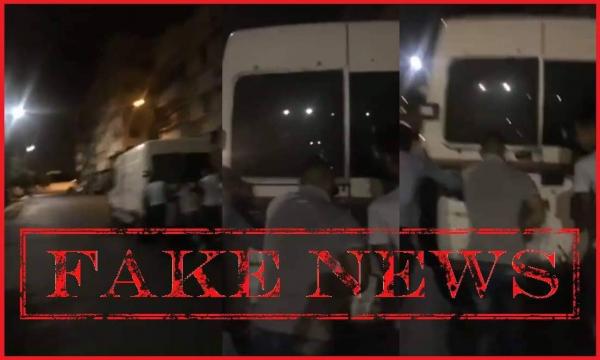 توضيح من مديرية الأمن حول تداول فيديو تظهر فيه سيارة شرطة في حالة عطب