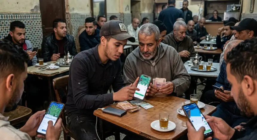 زبناؤهم من مختلف الأعمار... تجار دولار تطبيقات القمار يحتلون المقاهي الشعبية