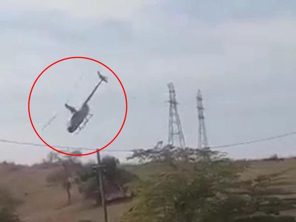 لحظة تحطم مروحية برازيلية علقت بأسلاك كهرباء (فيديو)