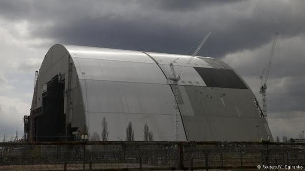 قبة خرسانية بوزن 30 ألف طن حول مفاعل تشرنوبل