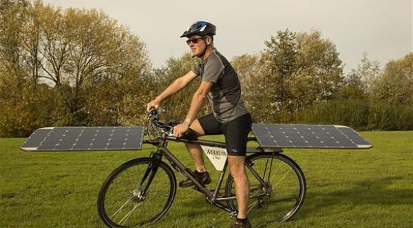 هولندي يخترع دراجة هوائية تعمل بالطاقة الشمسية