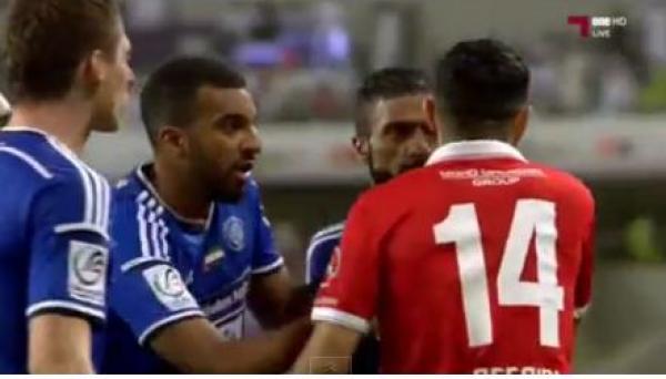 بالفيديو : المغربي أسامة السعيدي "حكرو عليه" في نهائي كأس الامارات