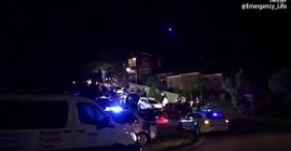 انهيار شرفة في احتفالات كريسماس  (فيديو)