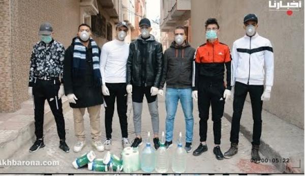 برافو.. شباب تطوان ينخرطون في حملة تطهير وتعقـيم على مستوى أحياء المدينة