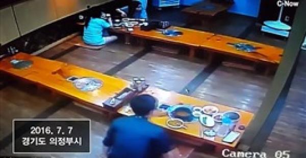 بالفيديو والصور.. خنزير يقتحم مطعما ويثير ذعر رواده