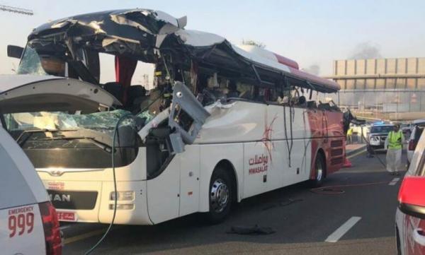 مرة أخرى ...وفيات وجرحى في  حادثة سير لحافلة معتمرين في طريقهم لمكة المكرمة