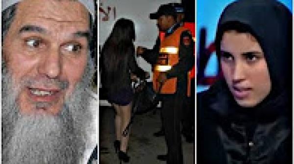 شاهد الشيخ الفيزازي يتهم زوجته حنان " بالعمل مع عصابة لدعارة " مباشرة علي الهواء