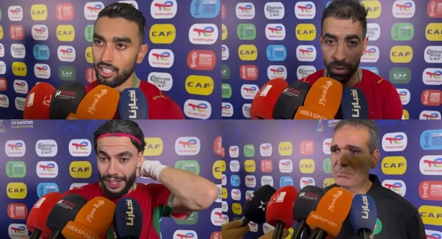 بعد اكتساح مصر بسداسية.. الدكيك ونجوم المنتخب المغربي يكشفون كواليس الفوز ويتحدثون عن نهائي "الكان"!