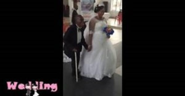 بالفيديو.. زواج غريب بين عروس شابة ورجل في عمر جدها