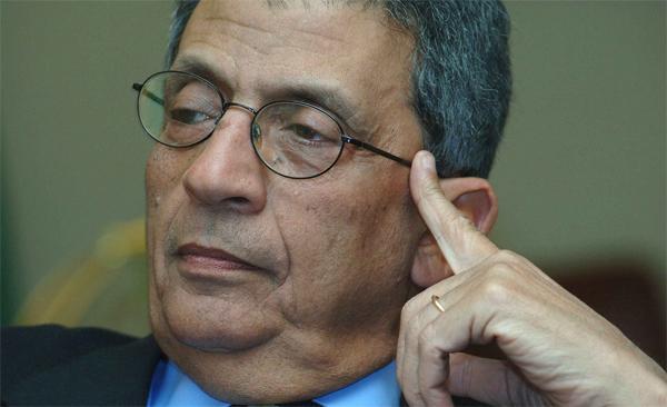 عمرو موسى يرحب بترشح زعيم "التيار الشعبي" للانتخابات الرئاسية المصرية