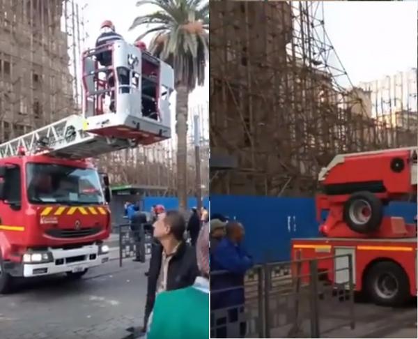 سقوط سقف أقدم فندق بالدار البيضاء "لينكولن" و استنفار للبحث عن ضحايا