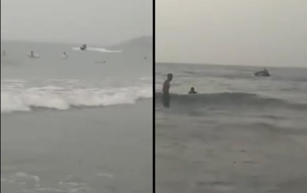 خطافة بالجيتسكي تيحركو السوريين من الجزائر إلى المغرب بشاطئ السعيدية