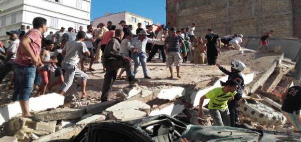 عاجل: هذه هي الحصيلة الأولية لانهيار عمارة من أربعة طوابق بمنطقة سباتة بالدار البيضاء