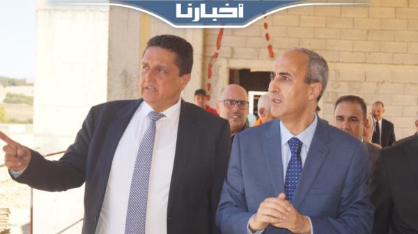 عامل وزان يتفقد تقدم أشغال مجموعة من المشاريع بالإقليم