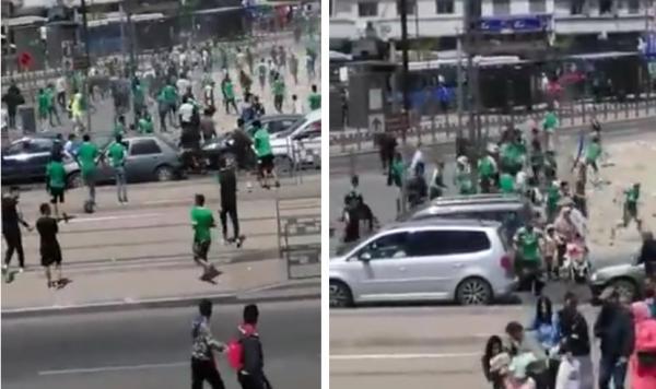 شغب واشتباكات في شوارع البيضاء بعد مباراة الرجاء والفتح