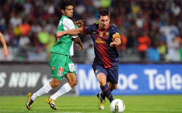 برشلونة يتلاعب بالرجاء البيضاوي وديا