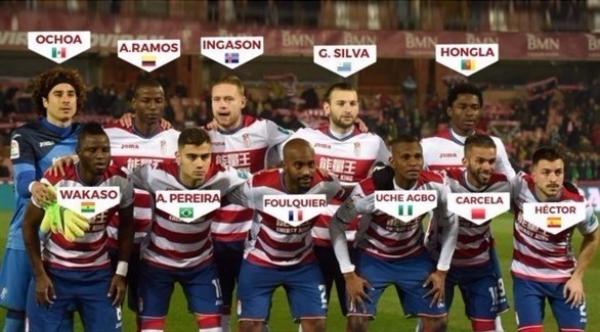 في لقاء سجل فيه المغربي كارسيلا .. غرناطة أول فريق في تاريخ "الليغا" يلعب بـ11 جنسية مختلفة