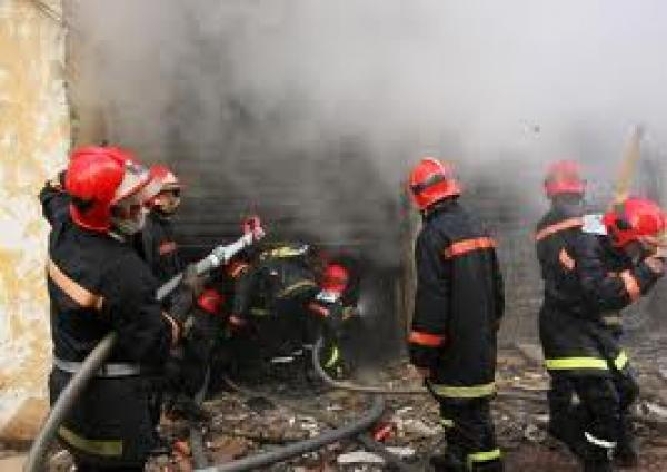 طنجة : النيران تشتعل في مصنع لرقائق "شيبس"