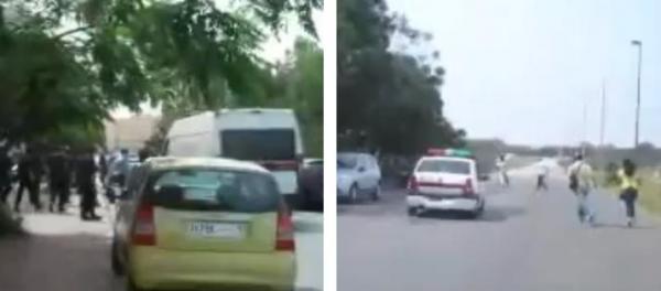 قوات الأمن تمنع المتظاهرين من الاقتراب من معتقل تمارة السري