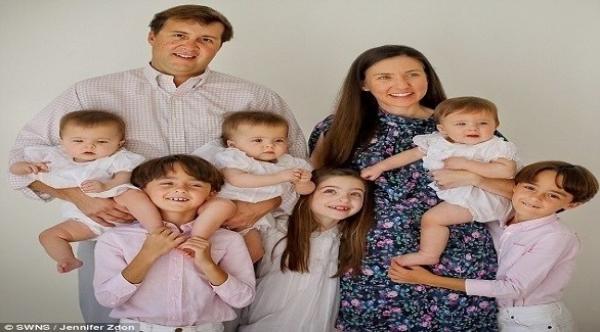 أمريكية تنجب ثلاثة توائم للمرة الثانية على التوالي