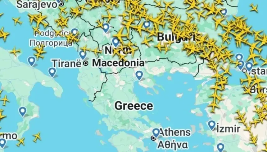 عطل في الترددات اللاسلكية يُربك حركة الطيران في اليونان ويشل الاتصالات الجوية