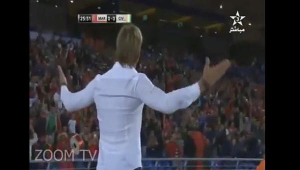 رونار يثور في وجه الجمهور المغربي بسبب عدم تشجيعهم بالشكل المطلوب