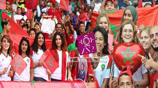 بالفيديو..تشجيعات الجمهور المغربي والعالمي للأسود ضد الغابون