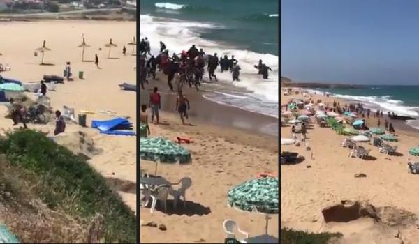 بالفيديو .."زودياك" حراكة تخطئ التقدير و ترسو في شواطئ طنجة بدل إسبانيا
