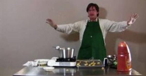 بالفيديو.. 2 مليون مشاهدة لمكرونة تنفجر في برنامج طبخ على الهواء