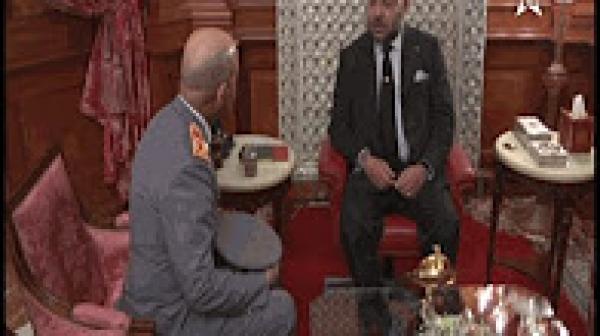 الملك يعين الوراق مفتشا عاما للجيش .. ويشيد بخدمات عروب