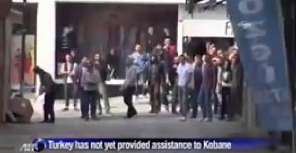 بالفيديو .. المتظاهرون الأكراد في تركيا يهتفون باسم "السيسي"