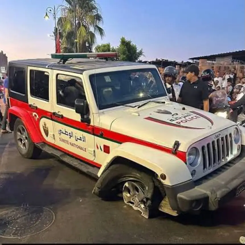 "بعد واقعة سيارة "الشرطة" بمراكش.. "أخبارنا" توضح ما وقع