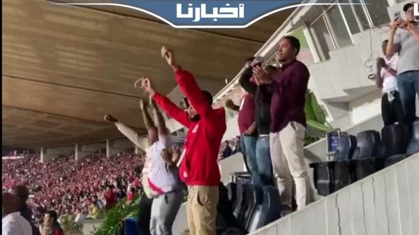 تفاعل بعثة سيمبا مع ركلات الترجيح في مواجهة الوداد