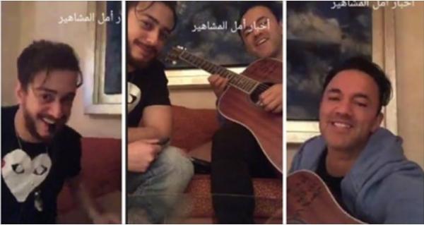 العالميان ريدوان و سعد لمجرد يحضران لمفاجأة بباريس