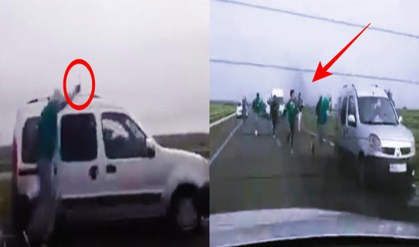 بالفيديو : رجاويون مسلحون بهراوات وسكاكين ينشرون الرعب بـ "الأطوروت"  عقب نهاية مقابلتهم ضد الزعيم