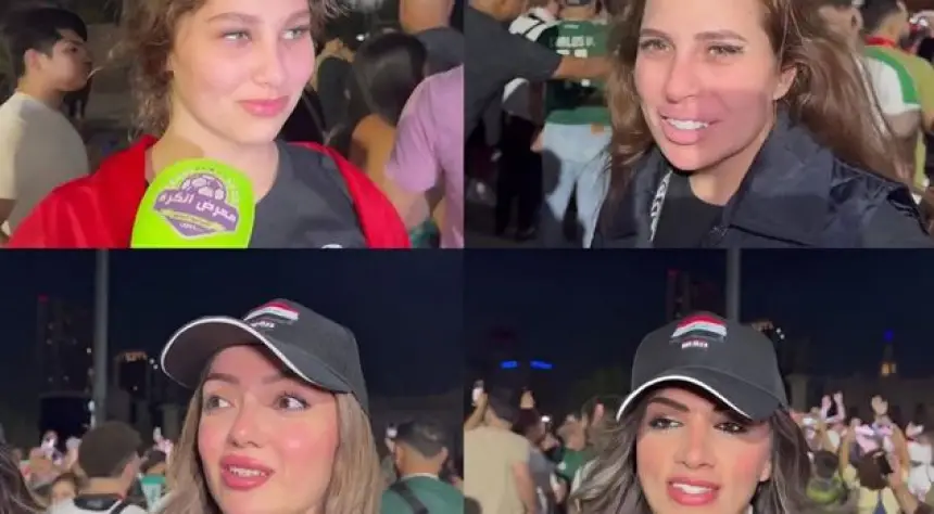 مشجع عراقي يصنع الحدث في المكسيك.. حضر لمؤازرة "أسود الرافدين" برفقة زوجاته الأربع!