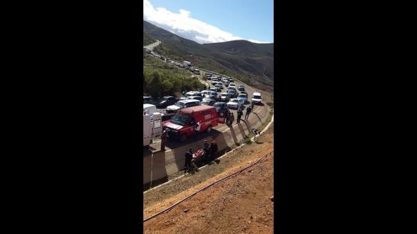 بالفيديو: سقوط مروع لدراج بطواف المغرب بعد فقدان السيطرة على مقود دراجته