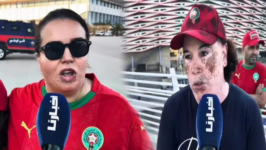 الجماهير المغربية الحاضرة في ملعب مولاي عبد الله: ملي سمعنا المقاطعة عاد جينا