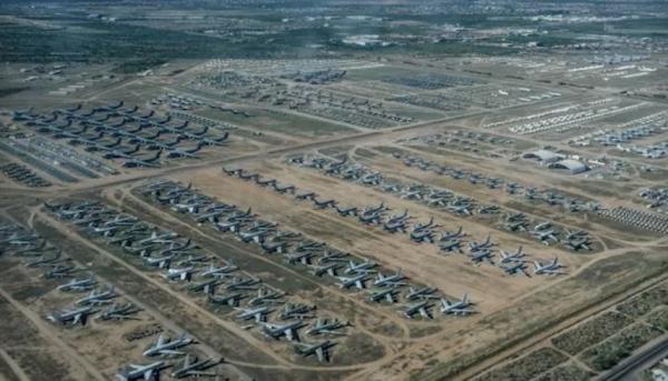 أكبر مقبرة للطائرات في العالم توجد في أريزونا
