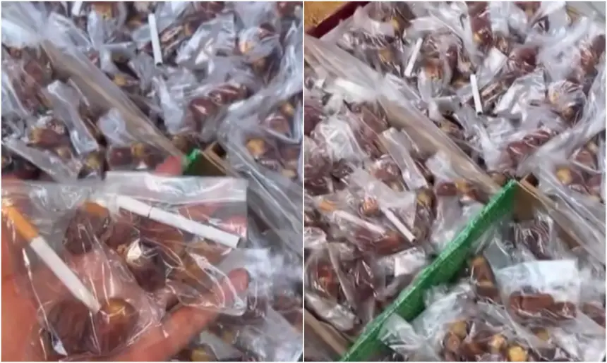 صدقة غير مألوفة.. فاعل خير يفاجئ الصائمين أمام أحد المساجد!