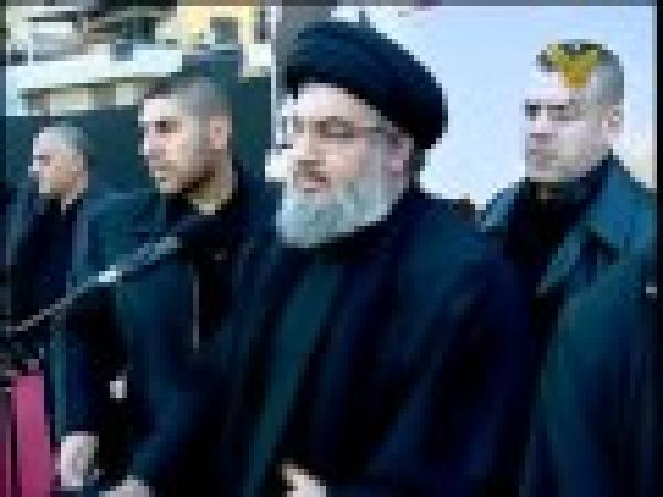 نصر الله يخطب بالملايين شخصيا 