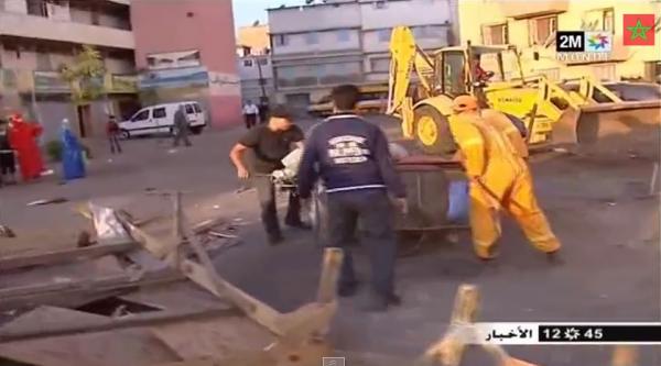 حملة لتحرير الملك العمومي بالحي المحمدي بالدارالبيضاء