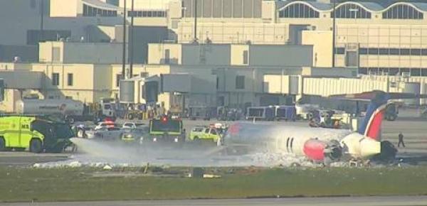 لحظات رعب عاشها ركاب طائرة قبل هبوطها (فيديو)