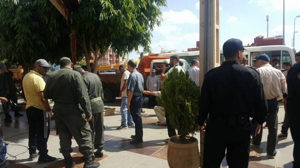 نايضة في تمارة: نقل تاجر إلى مستشفى بعد تعنيفه من قبل قائد والقضية كبرات لهذا السبب