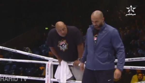 بدر هاري مباشرة من الحلبة بألمانيا قبل نزاله الأخير أمام خصمه الهولندي