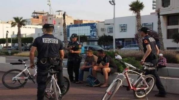 انطلاق عمل أول فرقة أمنية للدراجات الهوائية بمدينة الناظور